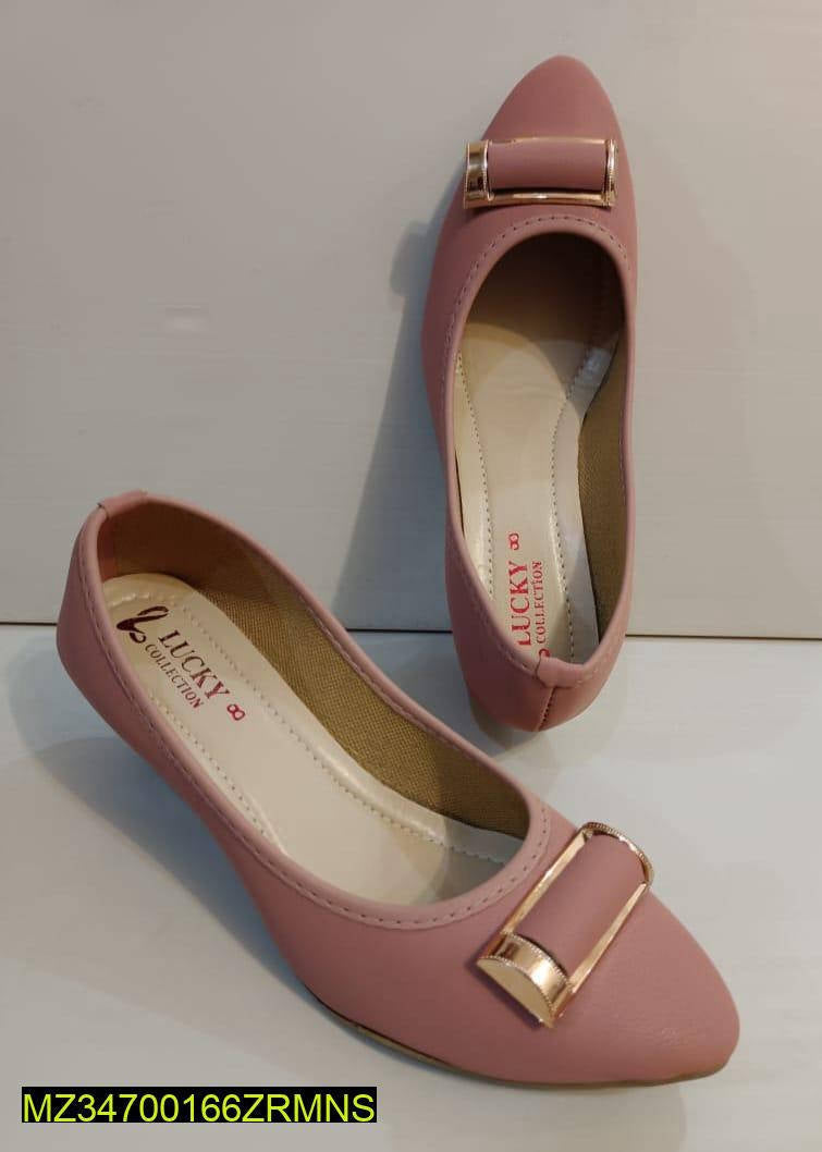 Women's Rexine Heels Kot Shoes