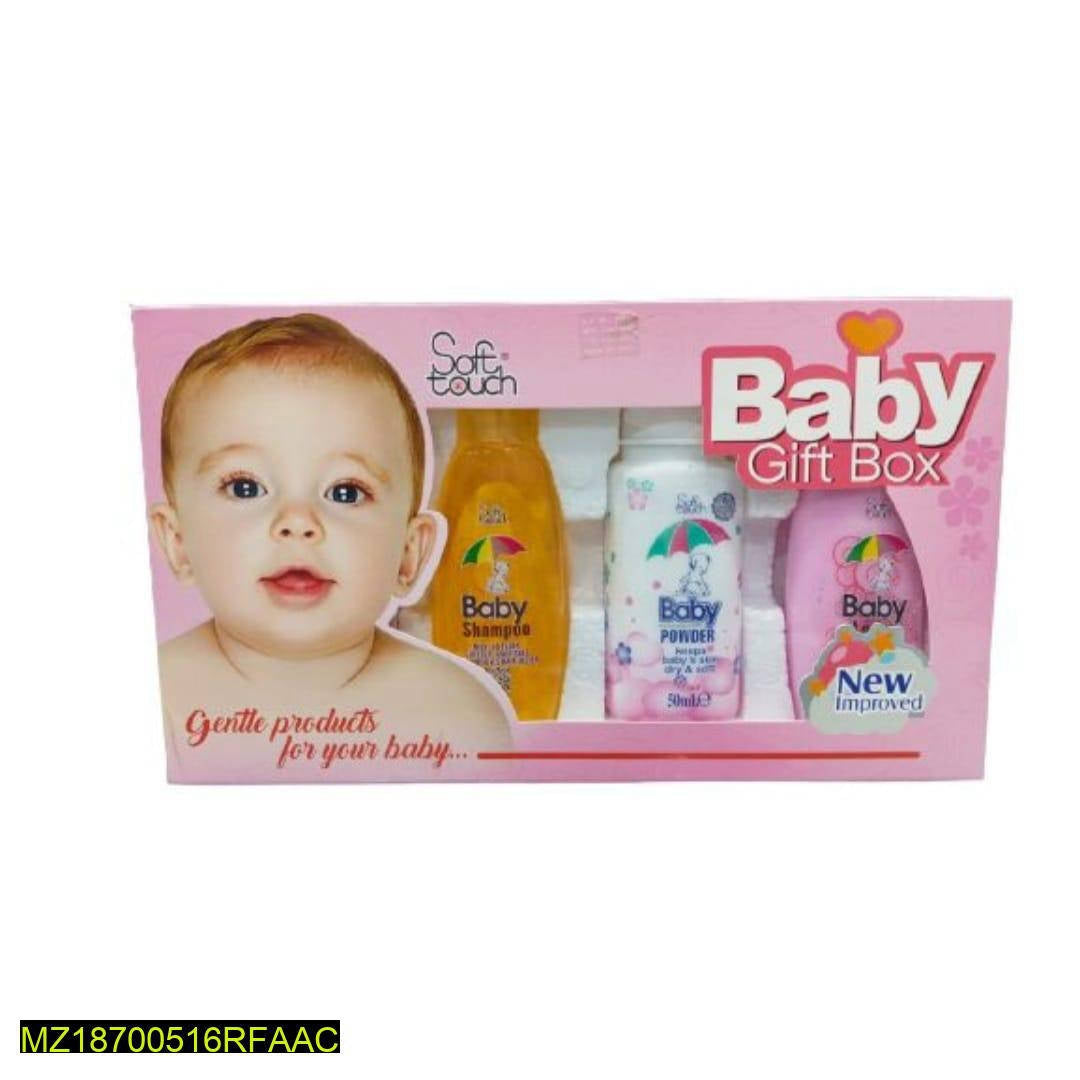 Pack Of 4 Soft Touch Baby Gift Box